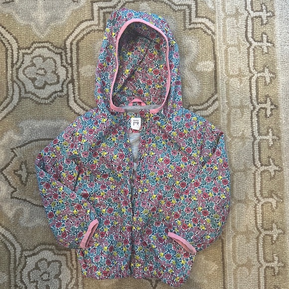 Gap Kids Floral Raincoat size 3 - Picture 1 of 5
